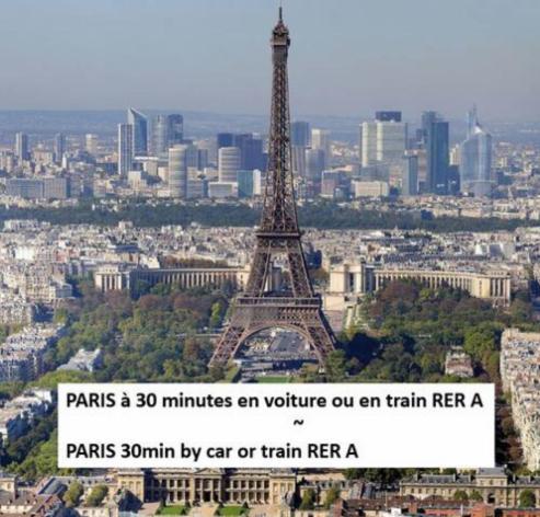 Appartement A 5 Min De Disney Proche Paris Шантлу-ан-Брі Екстер'єр фото